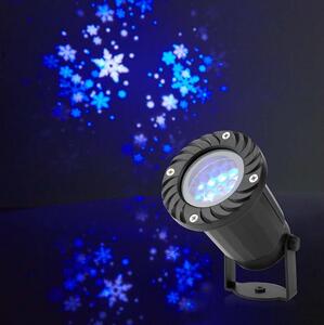Nedis CLPR1 - LED Vianočný vonkajší projektor snehových vločiek 5W/230V IP44