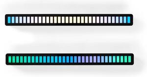SADA 2x Nedis GALDP110BK - LED RGB Nabíjacia stolná lampa LED/250 mAh