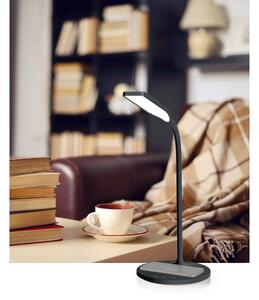 Nedis LTLGQ4M2BK - Stm. lampa s bezdr. nabíjaním Qi LED/5,5W/230V 2700-6500K