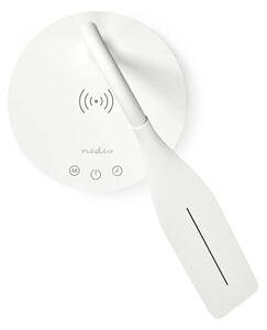 Nedis LTLGQ4M2WT - Stm. lampa s bezdr. nabíjaním Qi LED/5,5W/230V 2700-6500K