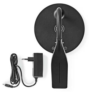 Nedis LTLGQ4M2BK - Stm. lampa s bezdr. nabíjaním Qi LED/5,5W/230V 2700-6500K