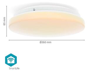 Nedis WIFILAC35WT - LED RGBW Stm. svietidlo LED/18W/230V 2700-6500K IP44 Wi-Fi