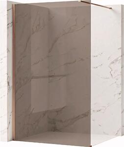 Sprchová Stena Rea Flexi Brown 130 Brush Copper