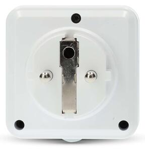 Nedis WIFIPO130EWT - Inteligentná zásuvka 3680W/230V/ Typ E/16A Wi-Fi Tuya IP44