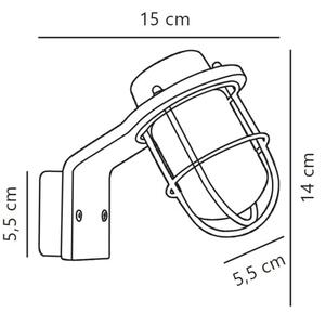 Nordlux - Kúpeľňové nástenné svietidlo MARINA 1xG9/40W/230V IP44