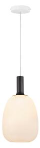 Nordlux - Luster na lanku ALTON 1xE27/60W/230V biela/čierna/mosadz