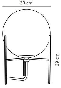 Nordlux - Stolná lampa ALTON 1xE14/15W/230V
