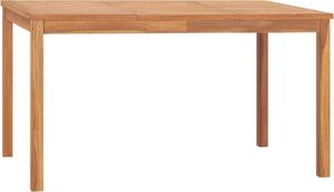 Maison Exclusive - Záhradný jedálenský stôl 140x80x77 cm teakový masív