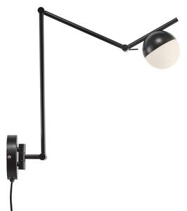 Nordlux - Nástenná lampa CONTINA 1xG9/5W/230V čierna