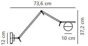 Nordlux - Nástenná lampa CONTINA 1xG9/5W/230V mosadz