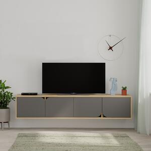 Televízny stolík Houseland Spark dub safírový/antracit