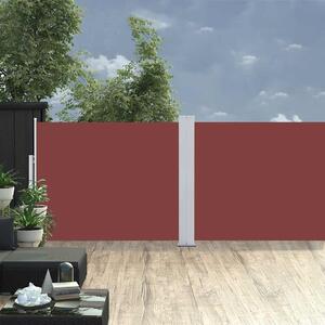 Maison Exclusive – Výsuvná bočná markíza 170 x 1200 cm, hnedá