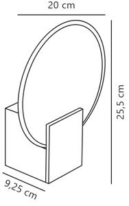 Nordlux - LED Stmievateľné kúpeľňové nástenné svietidlo HESTER LED/9,5W/230V biela