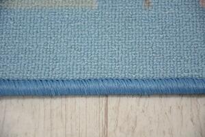 Dywany Lusczow Kusový koberec LOKO Fox modrý