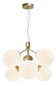 Nordlux - Luster na lanku IVONA 6xE27/28W/230V zlatá