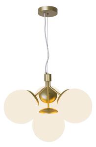 Nordlux - Luster na lanku IVONA 4xE27/28W/230V zlatá