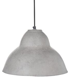 Závesná lampa sivá papier-mâché ručne vyrobené tienidlo moderný štýl obývačka jedáleň