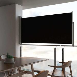Maison Exclusive - Rozahovatená boná markíza 120x300 cm ierna