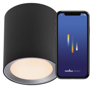 Nordlux -LED Stmievateľné kúpeľňové svietidlo LANDON SMART LED/8W/230V IP44 čierna