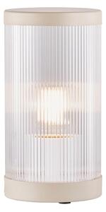 Nordlux - Vonkajšia stolná lampa COUPAR 1xE27/25W/230V IP54 béžová