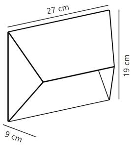 Nordlux - Vonkajšie nástenné svietidlo PONTIO 2xGU10/25W/230V IP54