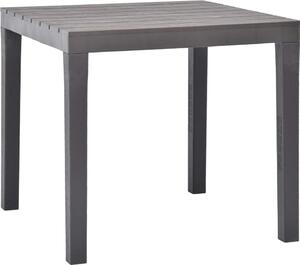 Maison Exclusive - Záhradný stôl v farbe mokka 78 x 78 x 72 cm plast