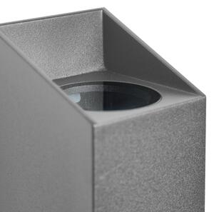Nordlux - Vonkajšie nástenné svietidlo NICO 2xGU10/35W/230V IP54 antracit