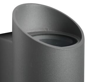Nordlux - Vonkajšie nástenné svietidlo NICO 2xGU10/35W/230V IP54 antracit