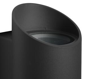 Nordlux - Vonkajšie nástenné svietidlo NICO 2xGU10/35W/230V IP54 čierna