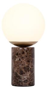 Nordlux - Stolná lampa LILLY 1xE14/25W/230V mramor/hnedá