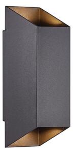 Nordlux - Vonkajšie nástenné svietidlo NICO 2xGU10/35W/230V IP54 čierna