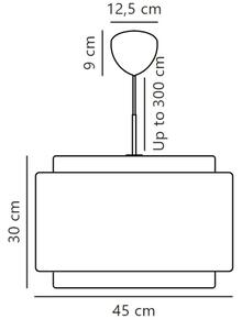 DFTP by Nordlux - Luster na lanku TAKAI 1xE27/25W/230V