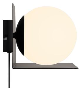 Nordlux - Nástenné svietidlo s poličkou LILIBETH 1xE14/25W/230V čierna