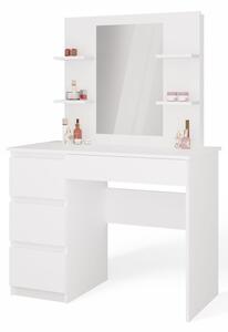 TP Living Toaletný stolík Marina Mijas 98,4 cm biely ľavý