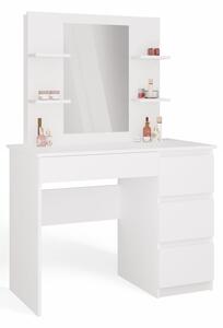 TP Living Toaletný stolík Marina Mijas 98,4 cm biely pravý