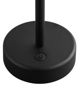 Nordlux - stmievateľná nabíjateľná LED stolná lampa ELLEN LED/2,8W/3,7V IP44 čierna