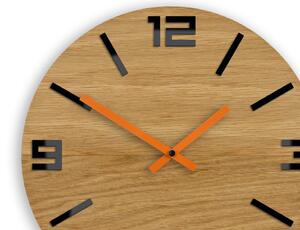 ModernClock Nástenné hodiny Arabic hnedo-oranžové