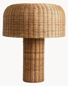Trstinová stolová lampa Atum