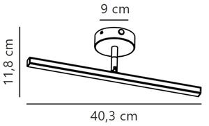 Nordlux - LED Kúpeľňové osvetlenie zrkadla IP LED/6,2W/230V IP44 40 cm biela