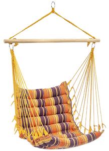 Nabbi Závesné hojdacie kreslo FHMK 100x60 cm - farebné pásy