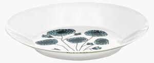 Hlboké taniere z jemného kostného porcelánu Midnight Flowers, 2 ks