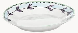 Hlboké taniere z jemného kostného porcelánu Midnight Flowers, 2 ks