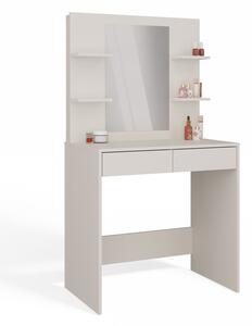TP Living Toaletný stolík Marina 81 cm so zrkadlom kašmírový