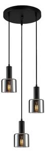 ITALUX PND-65342-3A-BK+SG - Luster na lanku SANTIA 3xE27/40W/230V čierna