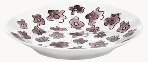 Hlboké taniere z jemného kostného porcelánu Midnight Flowers, 2 ks
