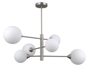 ITALUX PND-55342-6-SN - Luster na tyči EVORA 6xG9/5W/230V nikel
