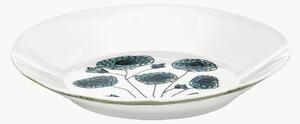Hlboké taniere z jemného kostného porcelánu Midnight Flowers, 2 ks