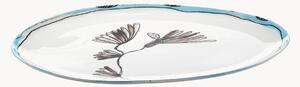 Servírovací tanier z jemného kostného porcelánu Midnight Flowers
