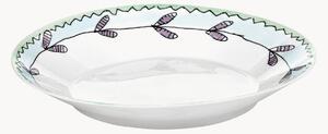 Hlboké taniere z jemného kostného porcelánu Midnight Flowers, 2 ks