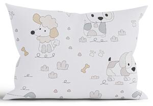Bavlnená obliečka na vankúš Renforcé 50 × 70 cm - Psia pohoda